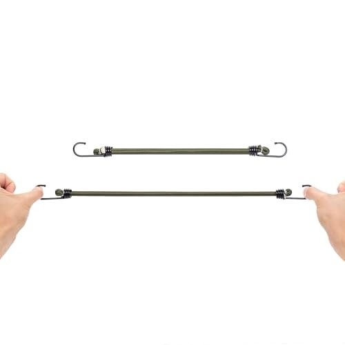 10 Pack Heavy Duty 12" Bungee Cords with Hooks - Outdoor Bungee Cords gallery
