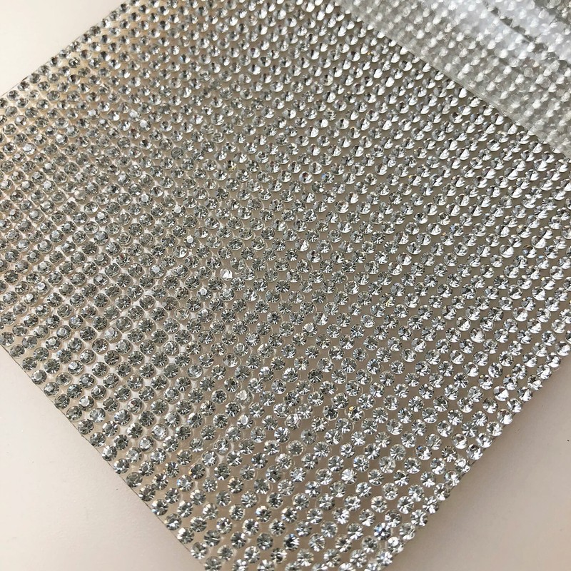 Rhinestone Bling Wedding Mesh Diamante Wrap Ribbon Cake Card Craft Sparkly Trim gallery