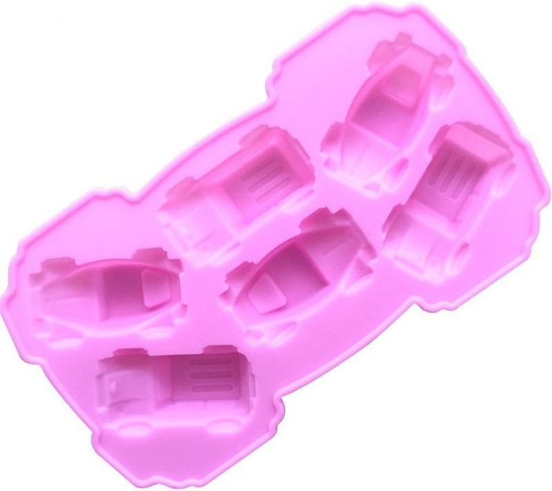 1 PACK 6 Cavities Cars Shape Silicone Cake Mold, Soap DIY Ice Tray Muffin Coo... gallery