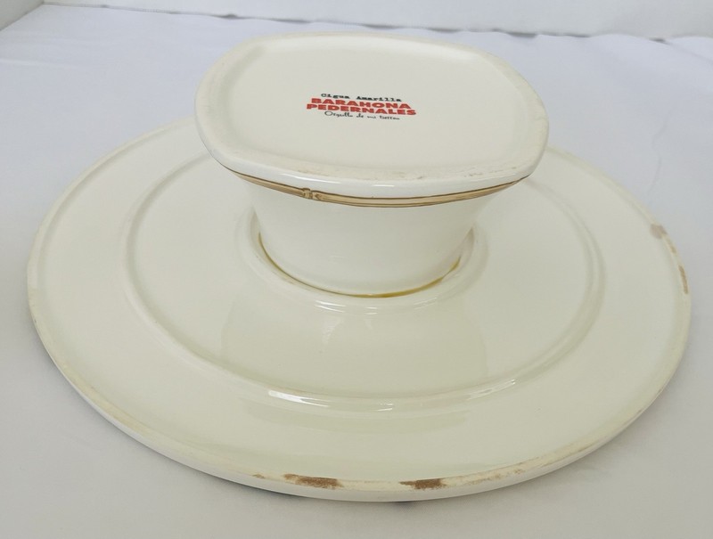 Round White Ceramic Bird Elevated Cake Plate/Stand Desserts Houseware gallery