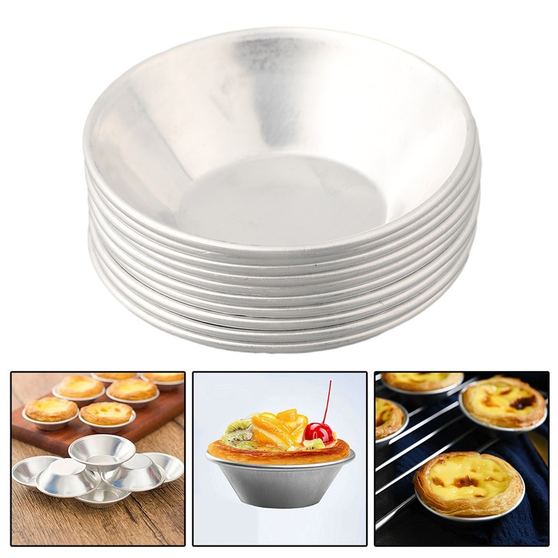 For Egg Tart For Mold Hot Baking Tools Cupcake Cake Cookie Pudding Aluminum