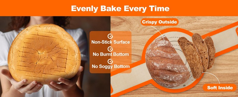 Sourdough Silicone Bread Sling -Oval and Round Non-Stick & Easy Clean Silicone gallery