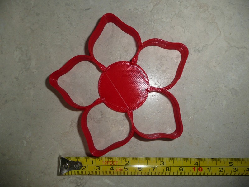 MONSTER HEAD OR POINTED PETAL FLOWER COOKIE CUTTER MADE IN USA PR4934 gallery