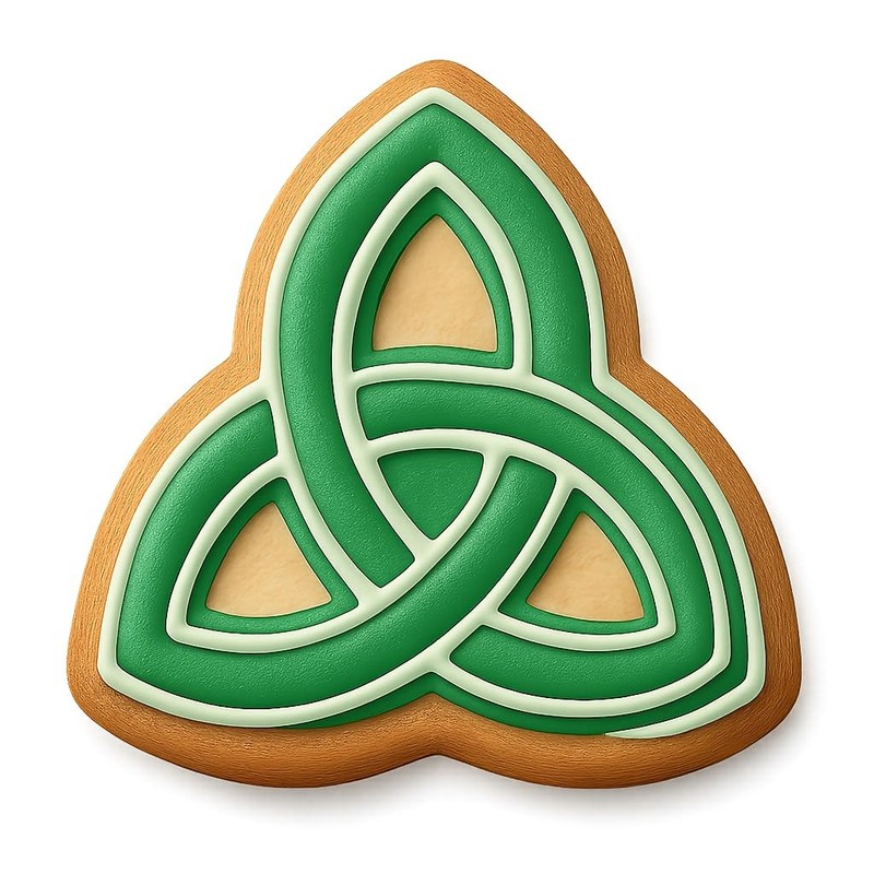 Double Loop Triquetra Cookie Cutter & Stamp - 4x3.5 gallery