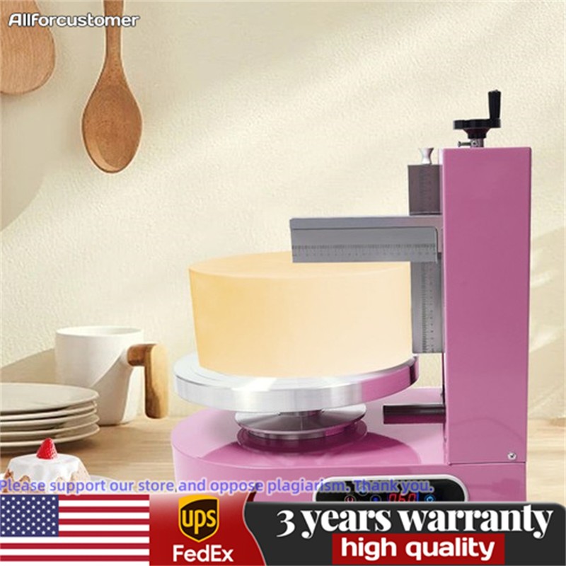 Adjustable Cake Cream Spreading Machine Cake Decorating Machine W/LCD Display