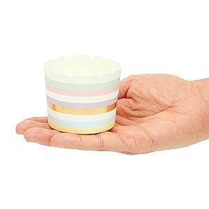 Tulip Cupcake Liners - Pink & Gold Baking Cups - Baby Shower Snack Cups - gallery
