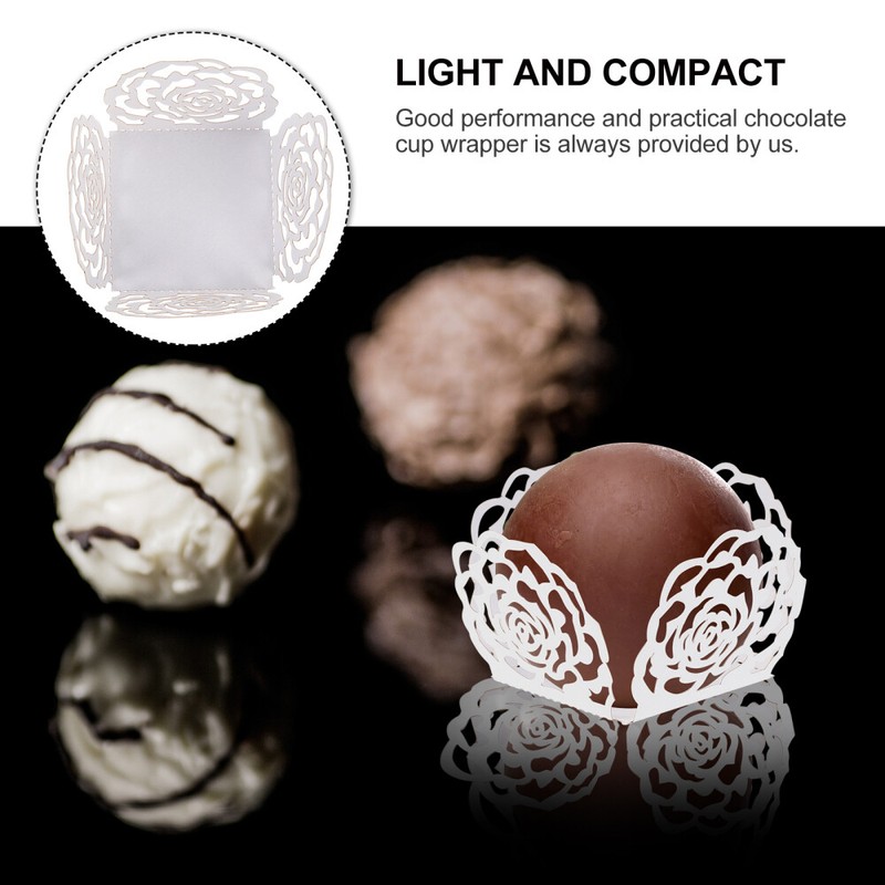 50PCS Chocolate Candy Wrappers Burger Wrapping Paper Cookie Baking Paper Muffin gallery