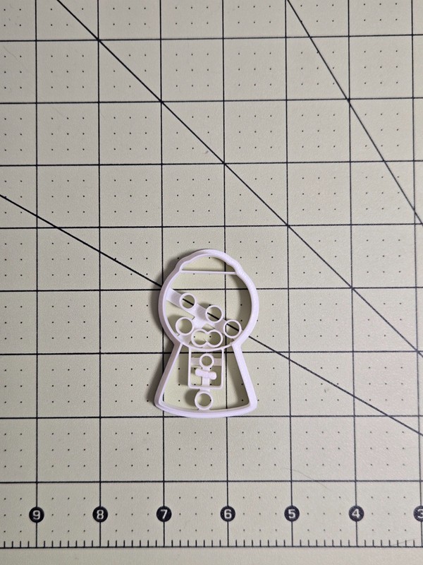 Gum Ball Machine Cookie Cutter 3″