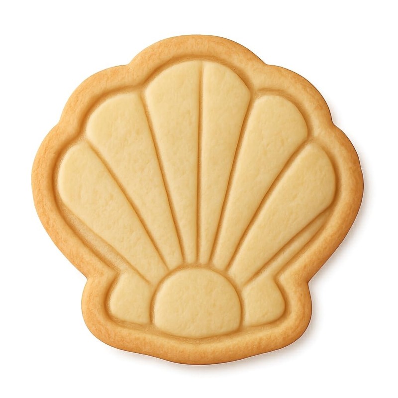 Sea Shell Cookie Cutter - 4x3.6" Creative Kitchen Baking Design Fun gallery
