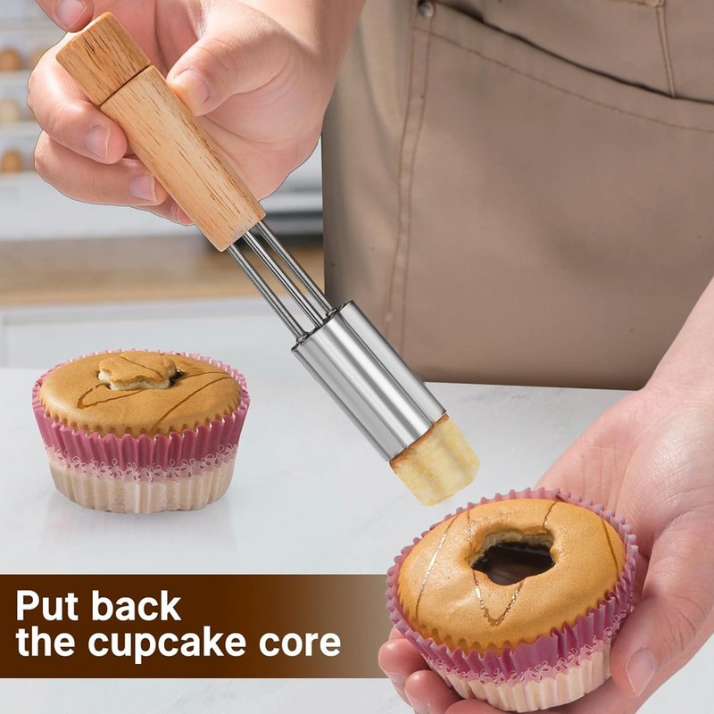 Cupcake Corer Stainless Steel Cupcake Hole Cutter For Filling Pastry Corer CGFW gallery