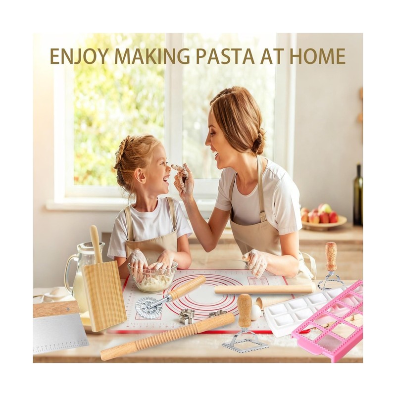 Pasta Making Tools, 10 PCS Pasta Making Kit with 1 Ravioli Make... USA FAST SHIP gallery