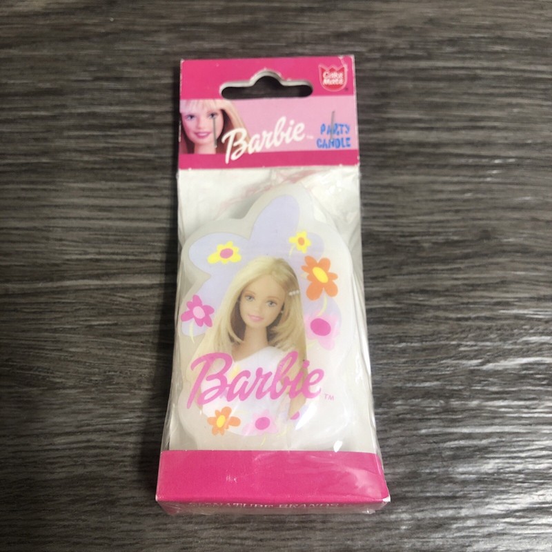 Vintage Barbie CakeMate 1999 Party Candle NOS Sealed Floral Birthday G9