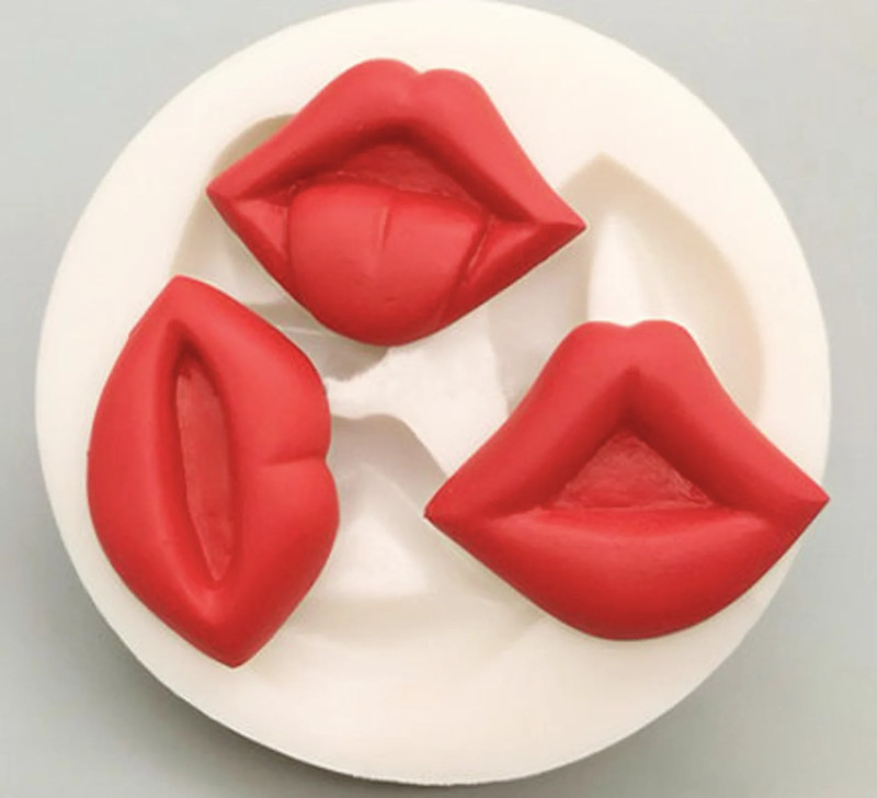 SEXY LIPS MOLD, Fondant Mold, Chocolate Mold, Valentines Day Cake Decoration,