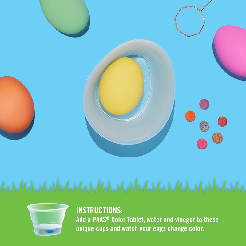 Easter Egg Decorating Kit - 3 Color Cups, Fun DIY Craft for Kids & Family gallery