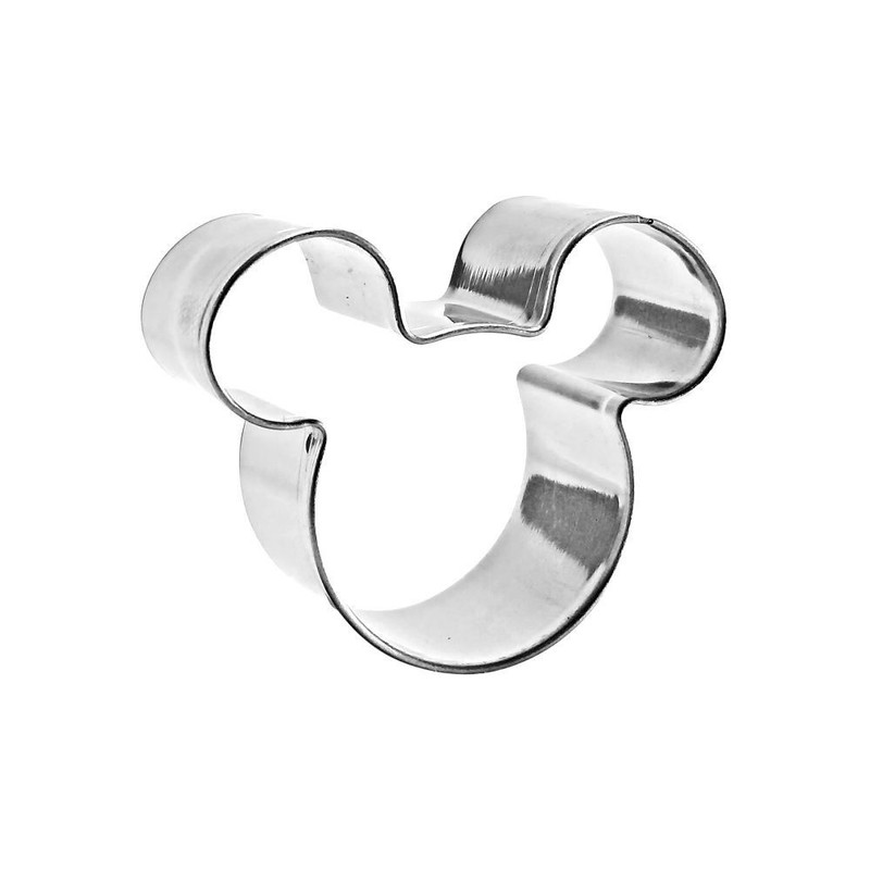 1 Dozen 12 Mini Mouse Ears Face Head 1.75'' Cookie Cutter Metal gallery
