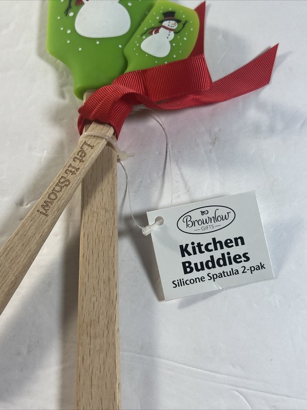 Christmas Tree And Snowman Soft Grip Cookie Cutter And Spatulas Lot Of 3 All New gallery