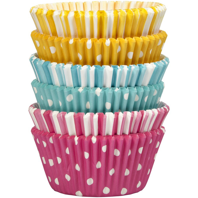 Dots and Stripes Cupcake Liners, 150-Count gallery