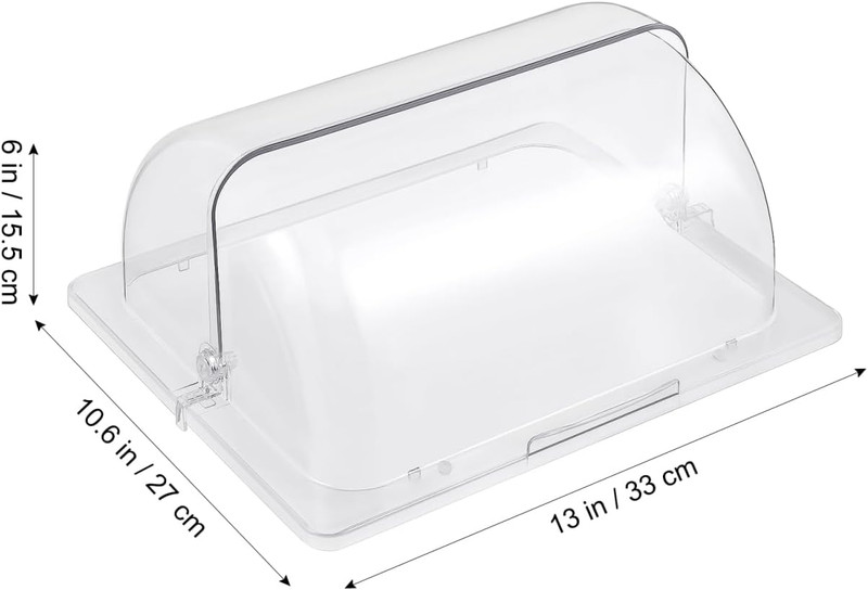 Acrylic Dessert Showcase Cake Cover Transparent Food Dome Dust-Proof Pastry Disp gallery