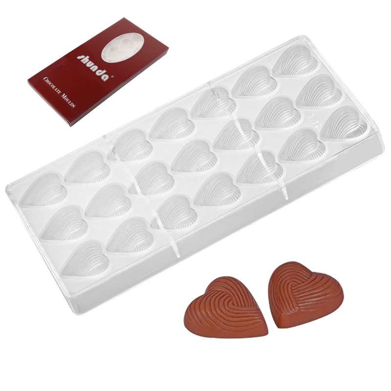 Polycarbonate Chocolate Molds Truffle Mold Easy Release Chocolate Candy Molds…