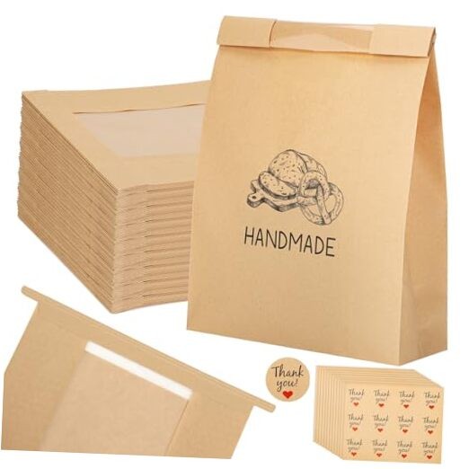 120 Bread Bags for Homemade Bread, Sourdough Bread Bags with 14″ X 8.3″ X 3.5″