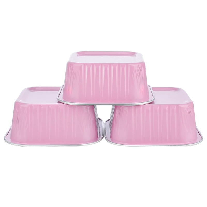 Aluminum Foil Baking Cups with Lids, 5oz 100pcs Disposable Ramekins with Lid,... gallery