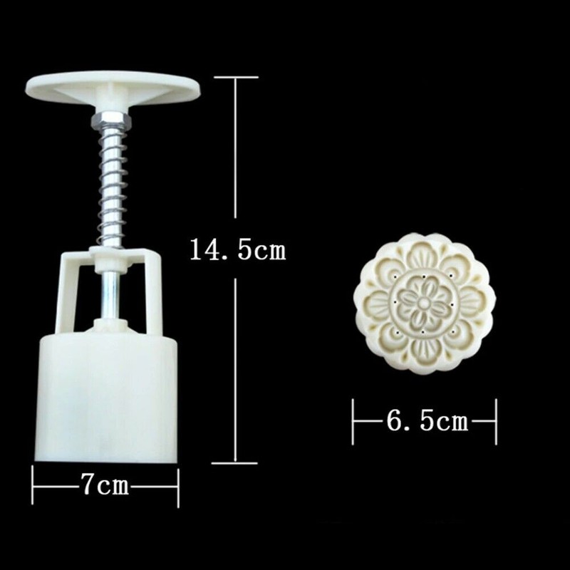 10Pcs/set Cake Mould With Stamps, 9PCS (White) gallery