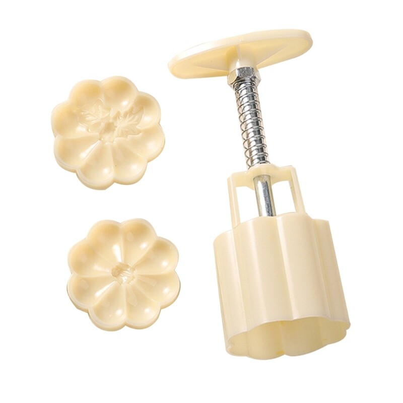 Hand-Pressure Moon Cake Mold Pumpkins Shape Cookie Stamps Mooncake Makers