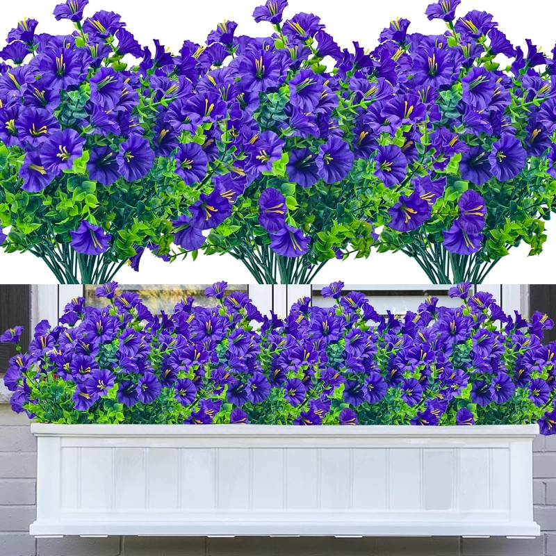 Drt Deruitai Artificial Flowers For Outside Use20 Bundles Outdoor Faux Flowers