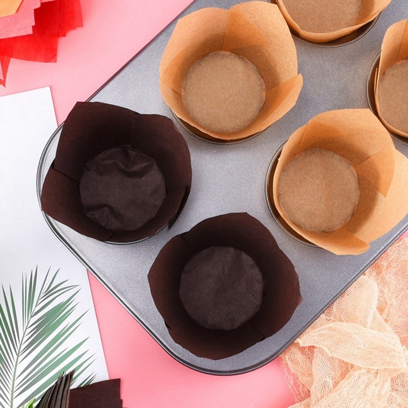 50PCS Newspaper Cupcake Liner Baking Cup for Wedding Party Muffin Cupcake5702 gallery