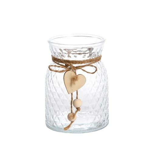 1 Set Artificial Plants Glass Vase Fake Touch Plants for Spring Office Green gallery