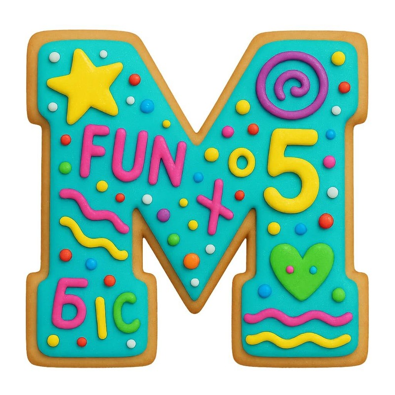 Mighty Gadget Varsity Letter M Cookie Cutter 3 Inch (Random Color) gallery