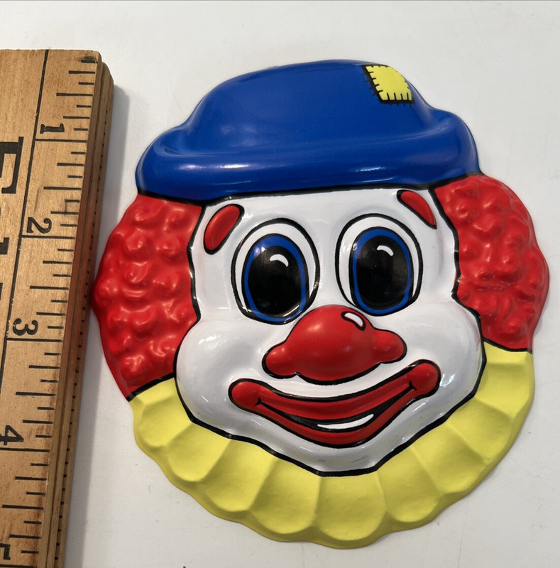 VTG Plastic Clown Cake Topper Carnival Circus Derry It Pennywise Creepy NOS Old gallery