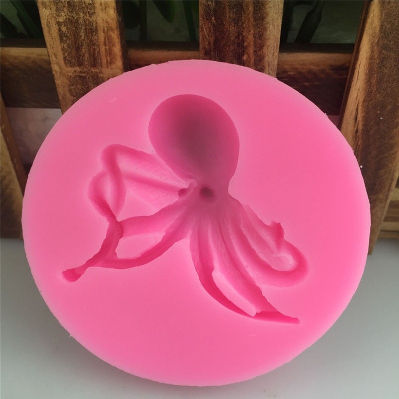 3D Octopus Silicone Resin Mold Cake Chocolate Decoration Pastry Dessert Fondant gallery