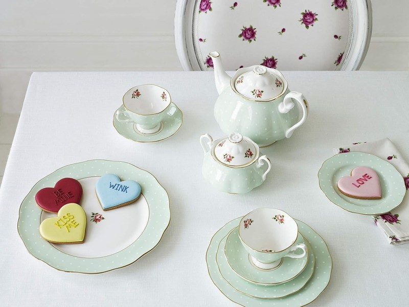 Stunning Polka Rose Two-Tier Cake Stand - A Classic Touch for Every Occasion gallery