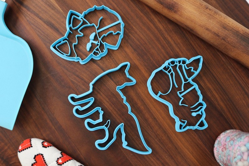 American Red Fox Cookie Cutters - Cute Red Fox, Red Fox Face, Red Fox Outline gallery