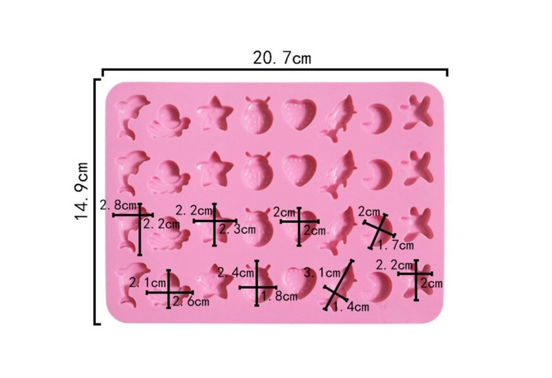 1x Fish Chocolate Cake Mini Biscuit Cookie Bakery Silicone Baking Mould Mold gallery