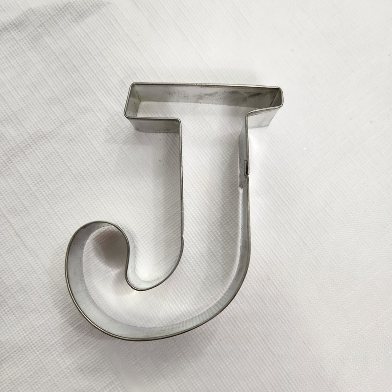 Cookie Cutter Initial Letter J Wilton Brand Monogram Metal