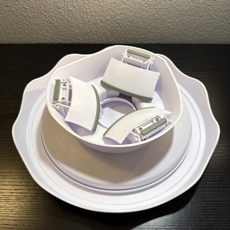 Wilton High & Low Lazy Susan Cake Decorating Pie Dessert Turntable White EUC gallery