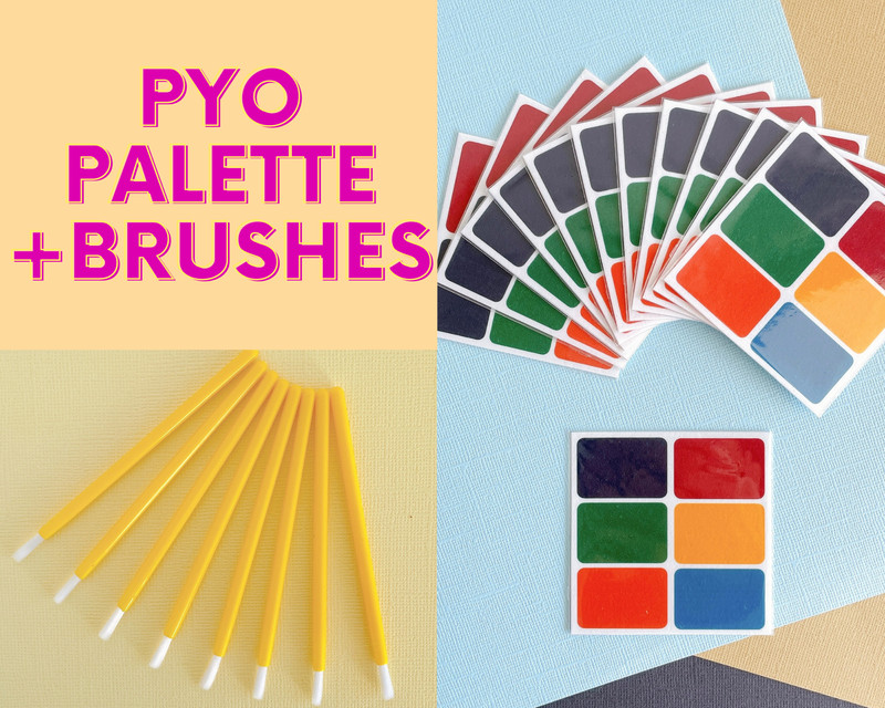 10/25/50/100 with Brushes Paint Your Own PYO Cookie Icing Fathers Day PYO