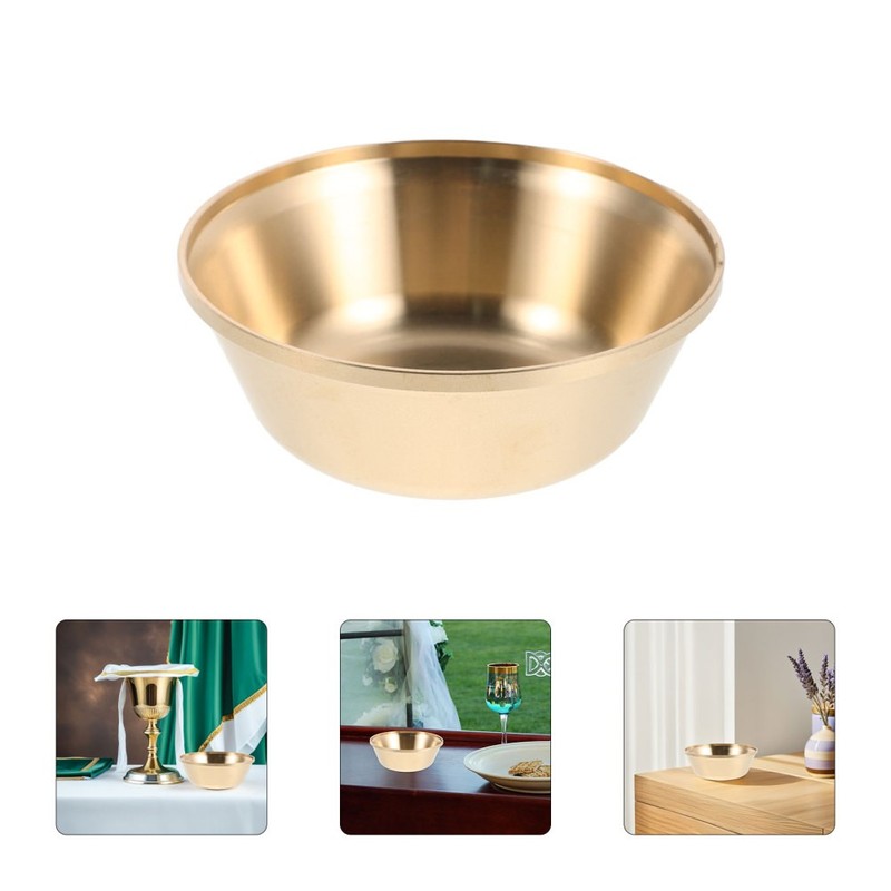 Ritual Smudge Bowl: Decorative Offering Bowl - 3.9x1.6in Holy Water Cup for for gallery