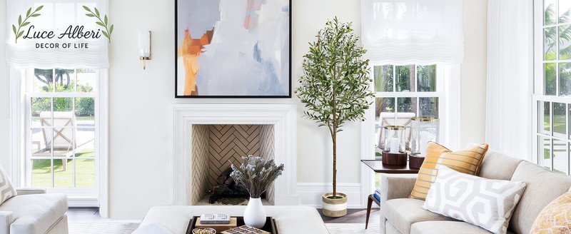 6FT Artificial Olive Tree - Indoor Tall Faux Olive Trees with gallery
