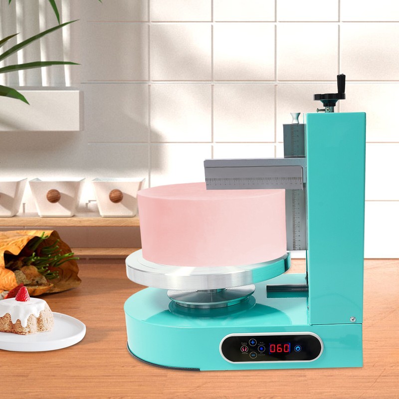Birthday Cake Decoration Machine Cream Smooth Coating Cake Decorating Machine gallery