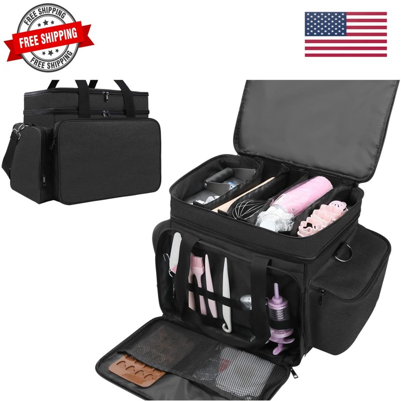 Baking Supplies Storage Bag for Bakers/Pastry Chefs, Cake Decorating Tool Cad…