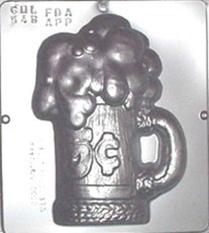 Beer Mug XL Large Chocolate Candy Mold 548 NEW gallery
