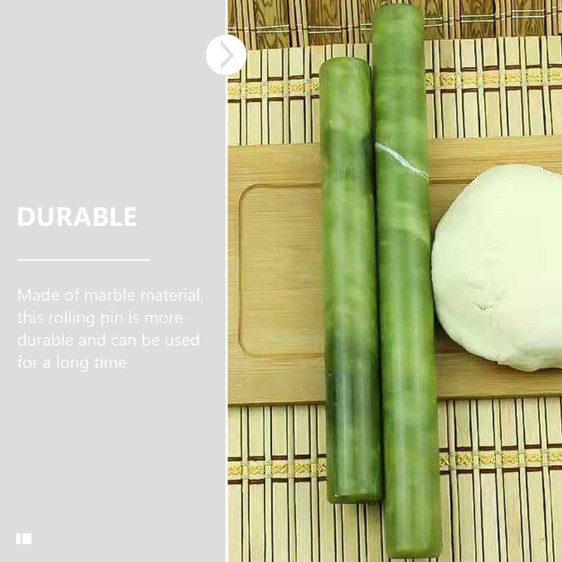 Smooth Marble Rolling Pin for Baking Dough Pasta and Cookie in Kitchen gallery