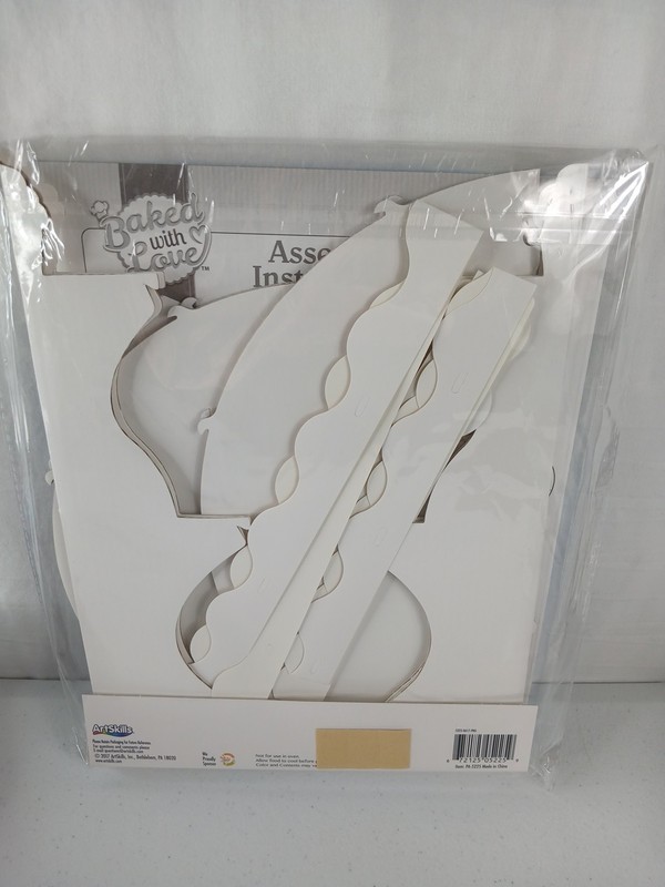 3-Tiered Cupcake Stand Tower White Party Display Pastry Holder #238A gallery