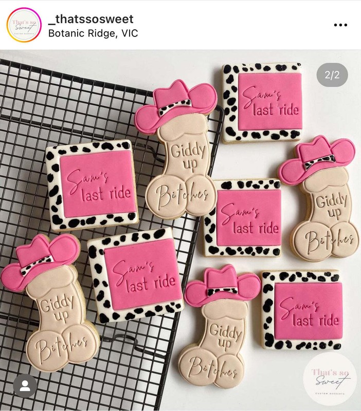 Cowboy Penis cookie cutters debosser novelty Naughty Cute Hens Bucks Nights eggp gallery