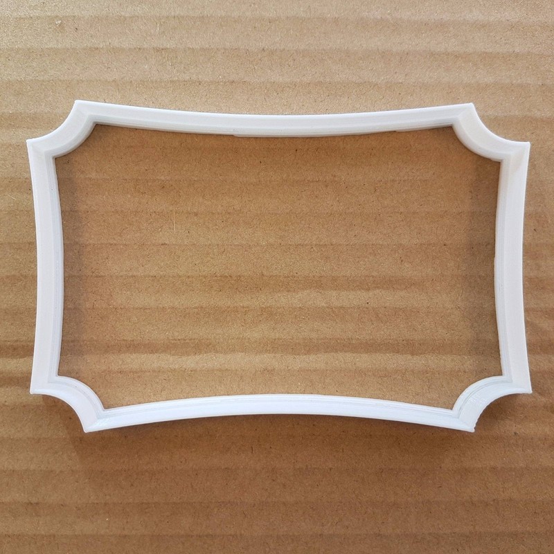 Plaque Frame Tablet Mirror Shape Cookie Cutter Dough Biscuit Pastry Stencil gallery