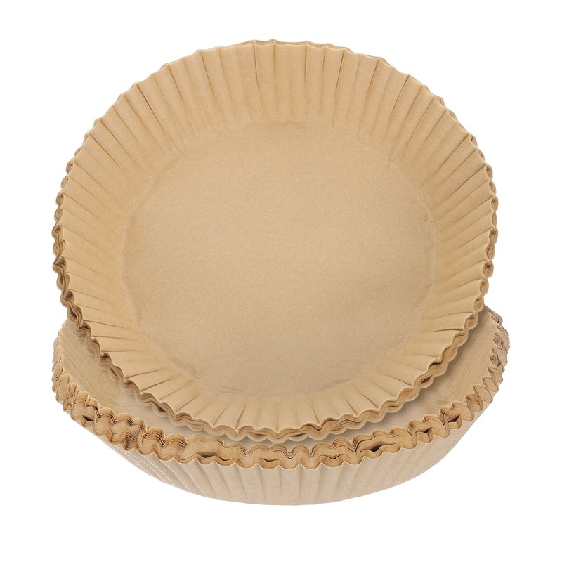100pcs Silicone Fryer Liners 8.66″ Disposable for Natural Kitchen