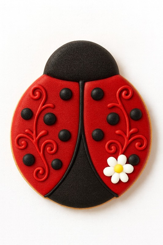 Ladybug Cookie Cutter 3.25'' Metal Lady Spring Summer Cookie Cutter Bug Cookie gallery